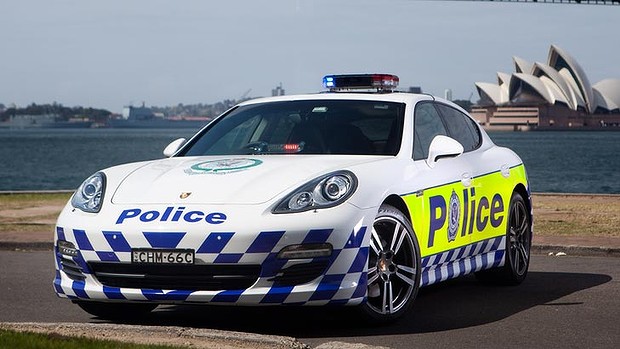 NSW Police Porsche
